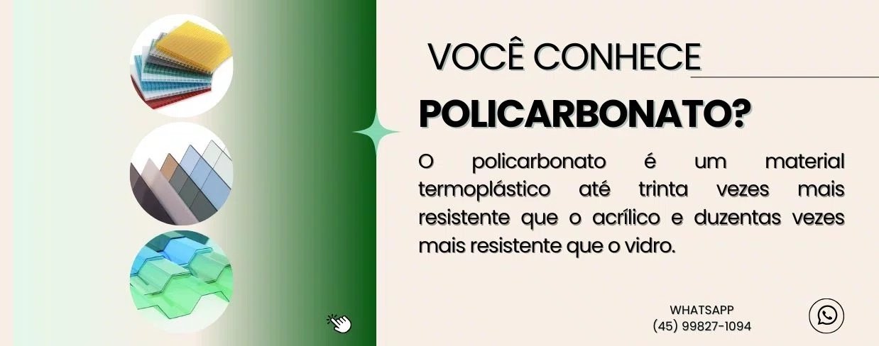 Informações sobre Policarbonato