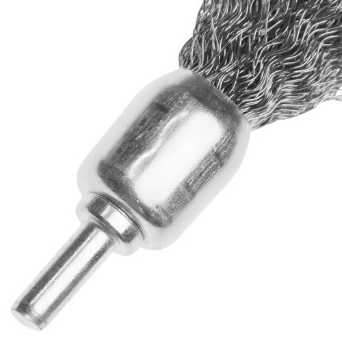 ESCOVA DE ACO PINCEL D 15MM  C/ HASTE BERWANGER