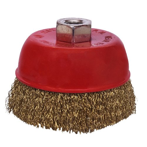746059 Escova De Aço Carbono Tipo Copo Diâmetro 100mm Rosca M14 Mtx