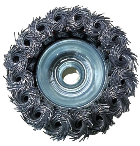 746209 Escova De Aço Tipo Copo Torcida Diâmetro 65mm Rosca M14 Mtx