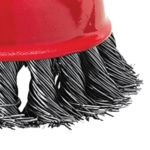 746289 Escova De Aço Tipo Copo Torcida Diâmetro 100mm Rosca M14 Mtx  