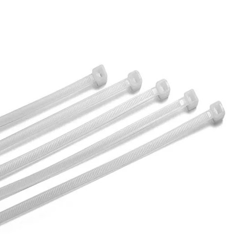 Abraçadeira De Nylon Branca 4,8 X 350 Pacote Com 100Un. Brasfort