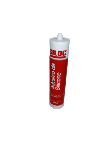 Adesivo De Silicone Alta Temperatura Vermelho Siloc 280G