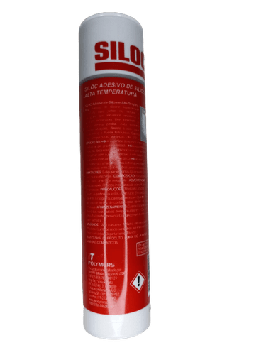 Adesivo De Silicone Alta Temperatura Vermelho Siloc 280G