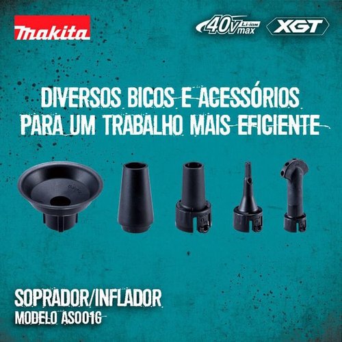 As001gz Soprador XGT 40V Makita
