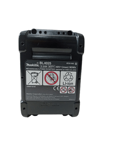 Bateria Makita Linha 40V BL4025 De 2,5 Ah