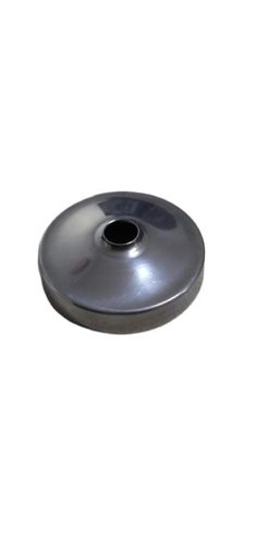 Canopla Acabamento De Inox 304 Para Tubo De 1/2 Disco 65mm Abaulada