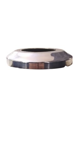 Canopla De Acabamento Inox 304 Para Tubo 2" Disco 4'' (95mm) Abaulada