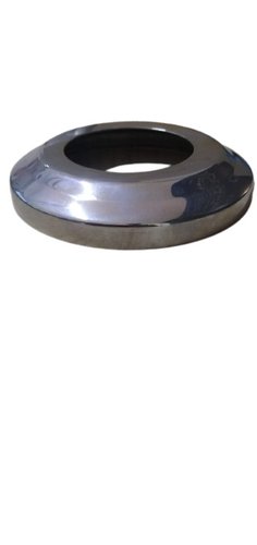 Canopla De Acabamento Inox 304 Para Tubo 2" Disco 4'' (95mm) Abaulada