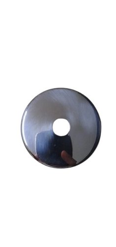 Canopla De Acabamento Inox 304 Para Tubo 5/8'' Disco 65mm Reta