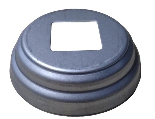 Canopla De Acabamento Redonda Base 3.1/2'' Tubo 30 X 30  28.82