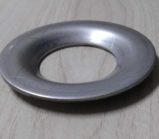 Canopla De Repuxo Inox 304 Para Tubo 2''