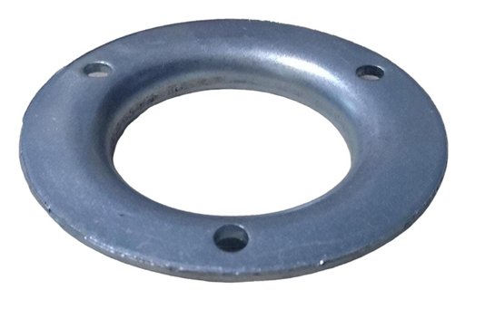 Canopla De Repuxo Tubo De 2" Base De 3.1/2" Galvanizada  28.34