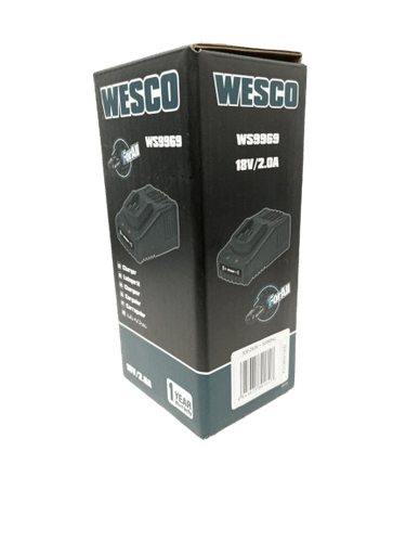 Carregador Bivolt Wesco WS9969 Para Baterias 18V 