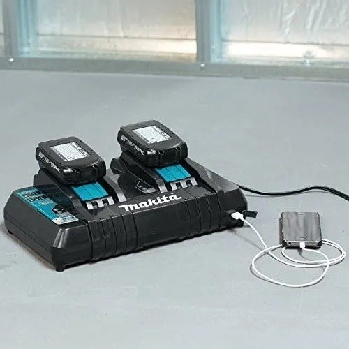 Carregador De Bateria 18V Duplo Dc18rd 220v Makita 