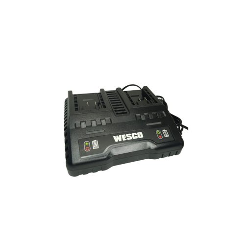 Carregador de Bateria Duplo 18V WESCO WS9919