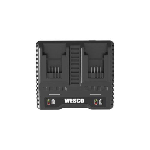 Carregador de Bateria Duplo 18V WESCO WS9919