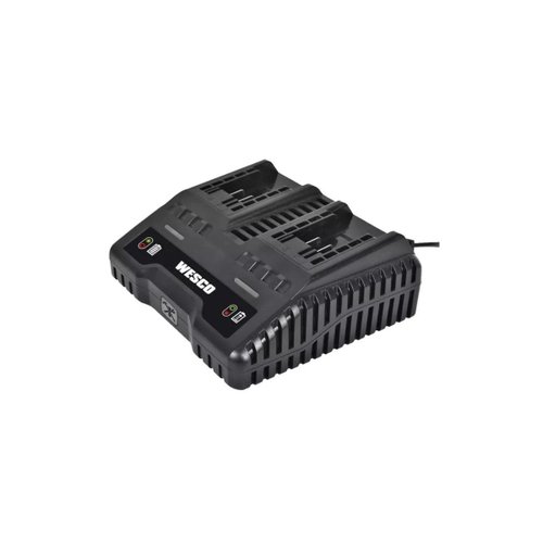 Carregador de Bateria Duplo 18V WESCO WS9919