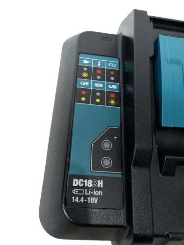 Carregador Duplo DC18SH 18V Bivolt Makita 