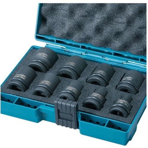 Conjunto Com 9 Peças De Soquete De Impacto B-66232 Makita