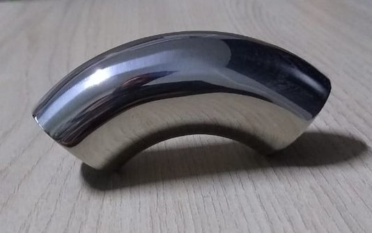 Curva 90º Inox 304 Tubo 1" Parede 1,5 
