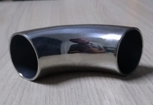 Curva 90º Inox 304 Tubo 1" Parede 1,5 