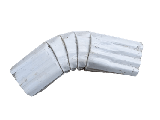 CURVA AMERICANA GALVANIZADA 45° BRANCA P/CONDUTOR
