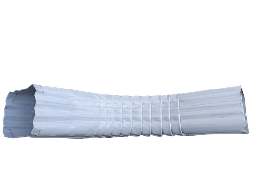 CURVA  AMERICANA GALVANIZADA LATERAL BRANCA P/CONDUTOR