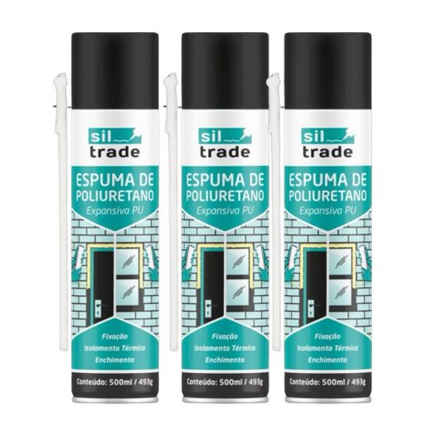 ESPUMA EXPANCIVA PU 500ML/493G SILTRADE