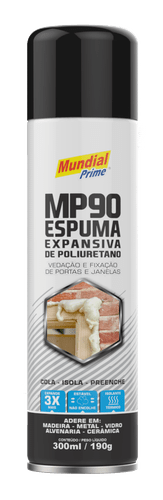 Espuma ExpansivaDe Poliuretano Mundial 300ml/190g