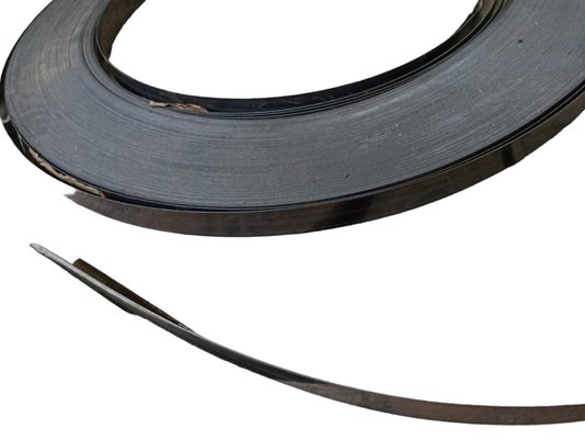 Fita Lateral 25mm Em Aço Para Porta De Rolo Metro Linear