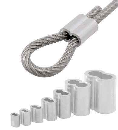 Grampo Prensa Cabo Em Aluminio 5/16'' X 32mm