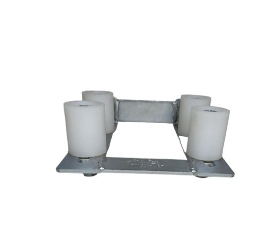 GUIA QUADRUPLO NY CURTO C/ ROLETE 28 X 35MM ZNC 6033.001