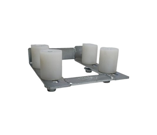 GUIA QUADRUPLO NY CURTO C/ ROLETE 28 X 35MM ZNC 6033.001