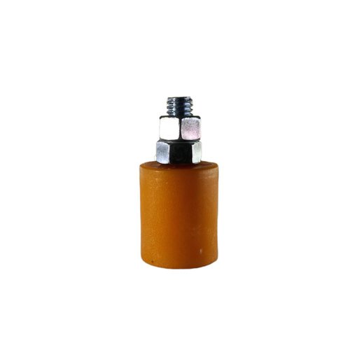 ROLETE DE NYLON 25MM X 35MM COMP. C/ PARAF 5/16X2.1/2 P/GUIA PLT