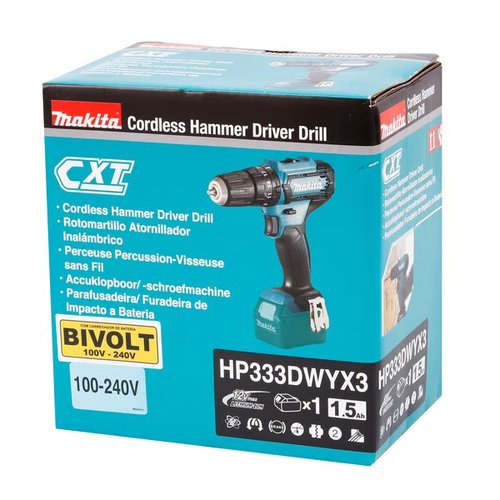 Hp333dwyx3 Parafusadeira E Furadeira De Impacto 12V Makita