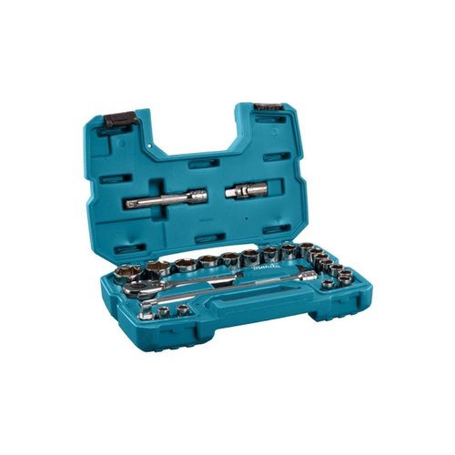 Jogo de Soquete Sextavado 1/2" Makita B-65589