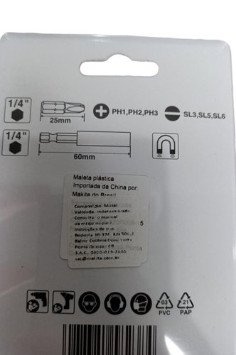 Kit De Bits Com 7 Peças E-73265 Makita