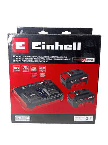 Kit Bateria 4.0 Ah + Carregador Bivolt Einhell