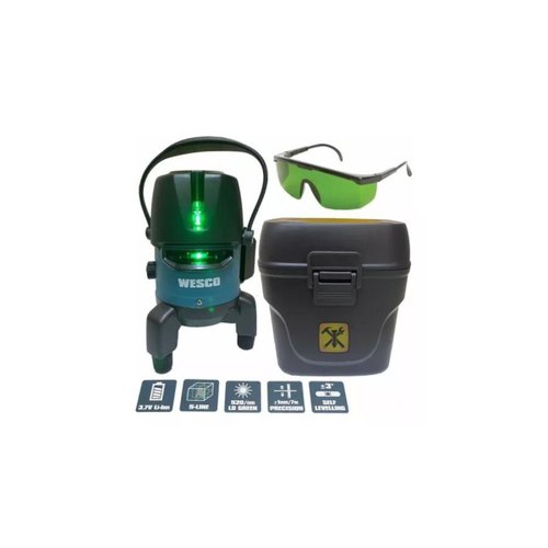 Nível a Laser 5 Linhas Wesco WS8911K