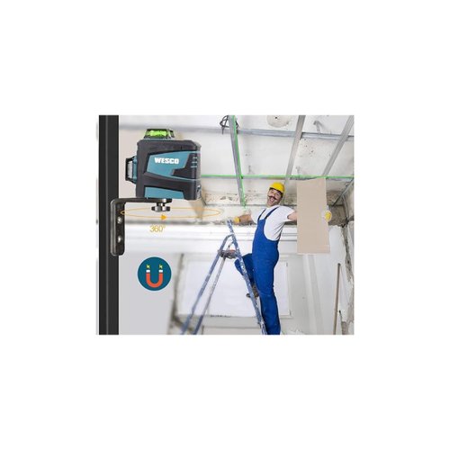 Nível Laser 360º 12 Linhas Wesco WS8912K