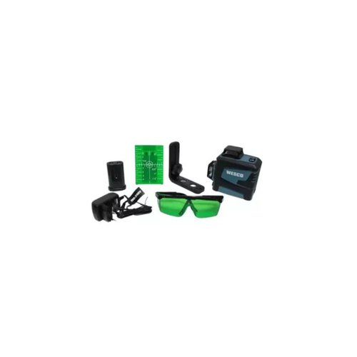 Nível Laser 360º 8 Linhas Luz Verde Wesco WS8913K