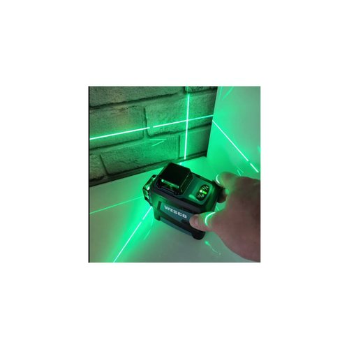 Nível Laser 360º 8 Linhas Luz Verde Wesco WS8913K