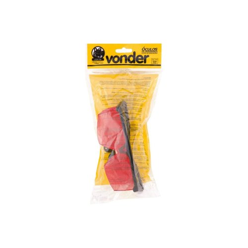 Óculos de Segurança Vermelho Foxter Vonder