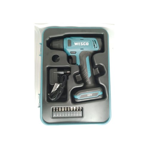 Parafusadeira e Furadeira a Bateria 12V Wesco WS2550K