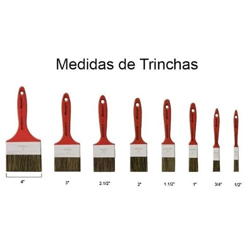 Pincel 3" 76,2mm Trincha Roma 302
