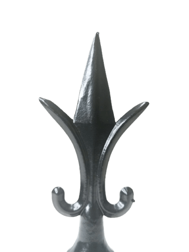 Ponta De Lança Colonial Preta Em Aluminio Para Tubo 5/8"