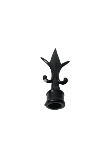Ponta De Lança Colonial Preta Em Aluminio Para Tubo 5/8"