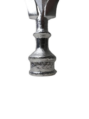 Ponta De Lança Modelo Lirio Em Aluminio Para Tubo 3/4''
