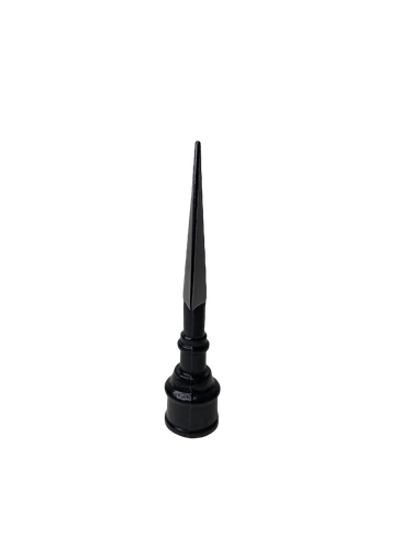 Ponta De Lança Preta Modelo Art Para Tubo 3/4'' Com Anel 